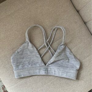 CSB Women's Cross-Back Sports Bra - Light Gray